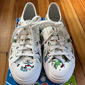 ADIDAS ORIGINALS NIZZA J X DISNEY SPORT GOOFY WHITE [FW0651] KID'S SIZE 5
